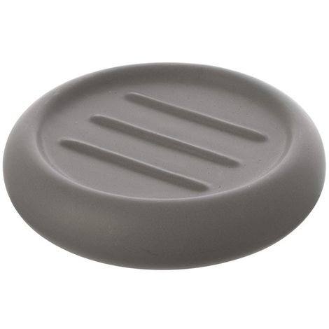 Portasapone in ceramica grigio linea Oslo Feridras (1/3)
