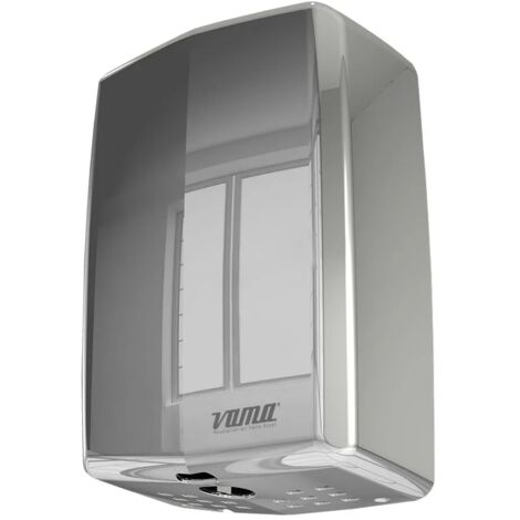 Asciugamani elettrico cromato con fotocellula risparmio energetico 1000 W (1/2)