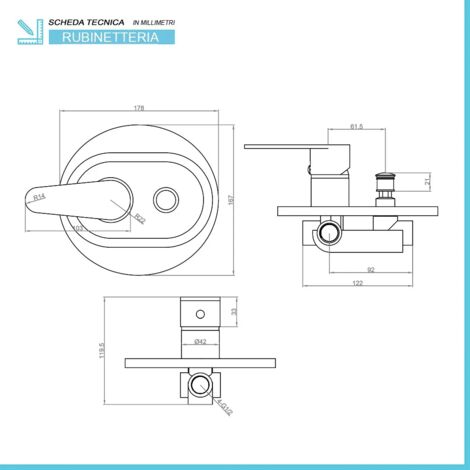 Westbrass D3201-07 Set Di Scarico Per Lavabo - Nichel Satinato, Design Classico, Rimovibile - 6