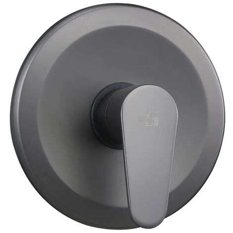 Miscelatore doccia incasso nichel nero satinato Lizzy in ottone (1/2)