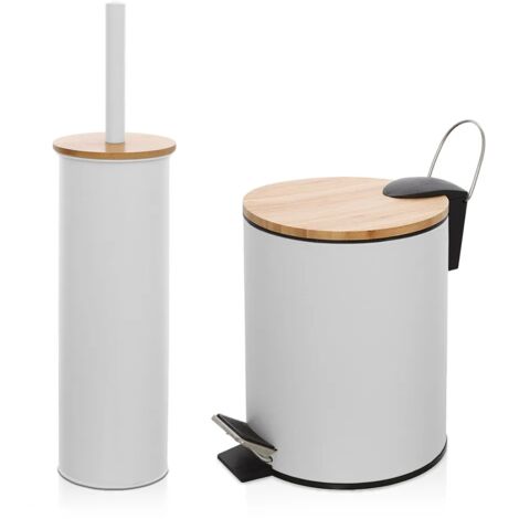 Tendance Scopino Per WC A Forma Di Diamante In Acciaio Inossidabile – Manico Lungo In Grès, Bianco, Pulizia Facile E Igienica