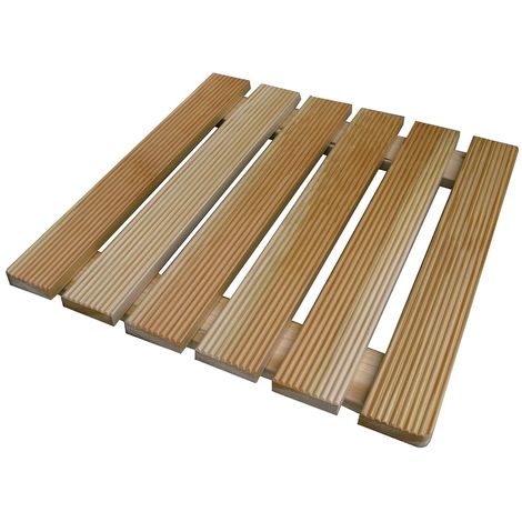 Pedana Legno per Doccia Quadrata 50 x 50 in Legno Ideale per Piatto Doccia 70 x 70