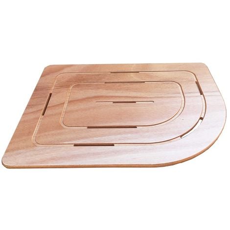 Pedana doccia in legno marino 54x68 antiscivolo per piatto doccia 70x90