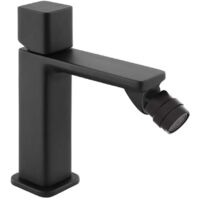 Miscelatore bidet in ottone nero opaco con piletta click clack Lotus