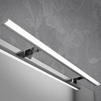 Specchio bagno LED reversibile 100x60 cm con lampada LED
