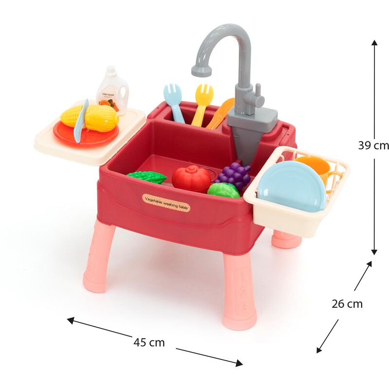 Micro-Ondes Jouet Robincool Happy Gourmet 20,4x10,5x13,5 cm avec Son,  Lumières et Accessoires