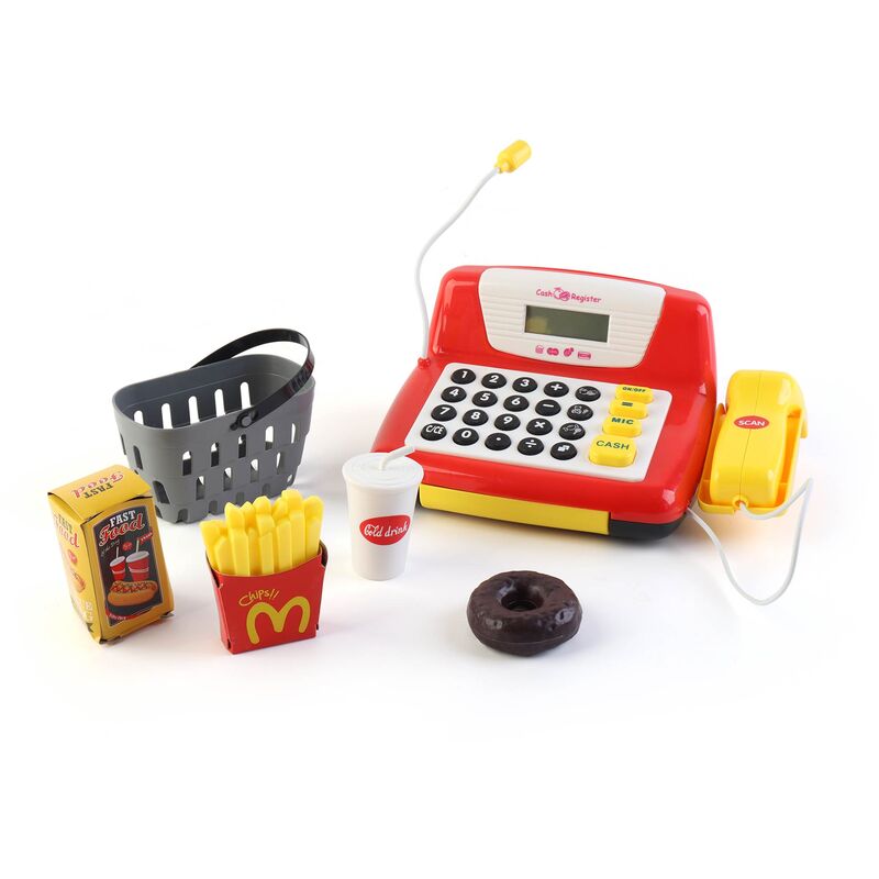 Micro-Ondes Jouet Robincool Happy Gourmet 20,4x10,5x13,5 cm avec Son,  Lumières et Accessoires