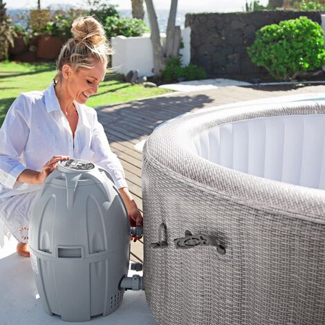 Spa Gonflable Bestway Lay-Z-Spa Cancun 180x66 cm pour 2-4 Personnes Rond