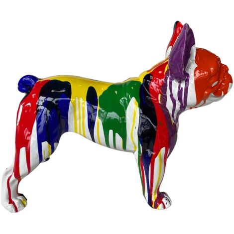 Figurine Boston Terrier Kuatéh Bran 52x25x41 cm Multicolore
