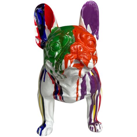 Figurine Boston Terrier Kuatéh Bran 52x25x41 cm Multicolore