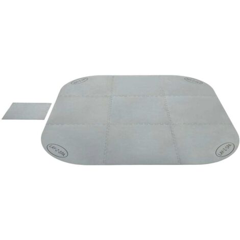 CosySpa Tapis De Sol Pour Spa - 6mm Ou 10mm | Isolation Thermique - Protection Découpe - 21 Carreaux