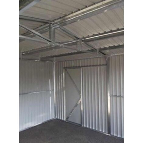 Garage Voiture Métallique Gardiun Nonrfolk - 16 m² Extérieur 420x380x232 cm