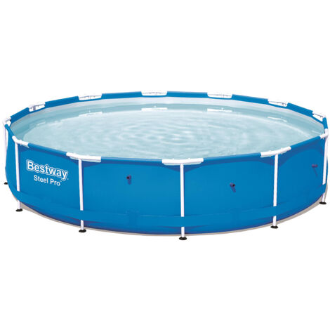 Bestway – Piscine tubulaire amovible 366x76 cm – Acier galvanisé et PVC haute densité – Liner triple couche – Capacité 4.678 litres (1/5)