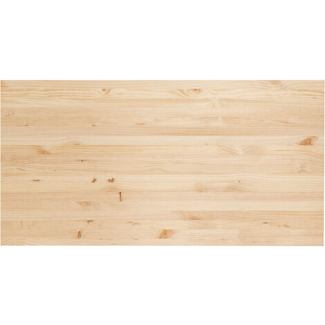Tablero ASTIGARRAGA de madera maciza de pino para escritorio (120x60cm), 1,8 cm grosor