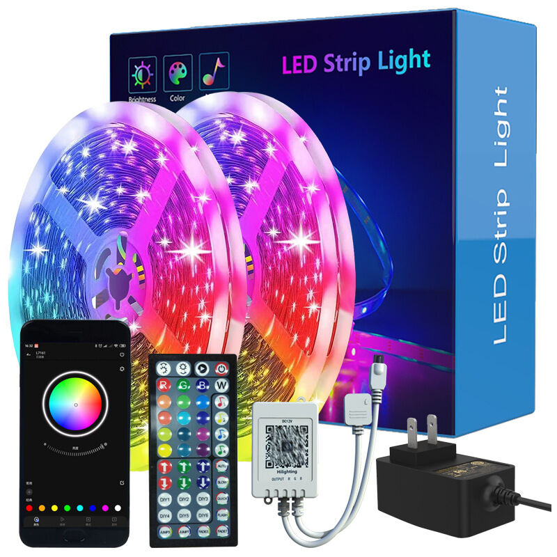 Ruban LED 15M(7.5M*2) Bande LED RGB Bande Lumineuse Flexible Multicolore  avec Télécommande à 40 Touches, Synchroniser avec la Musique, pour Fête  Décor pour la Maison Chambre Bar : : Luminaires et Éclairage