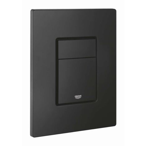 Grohe WC Betätigung Even Abdeckplatte Drückerplatte schwarz matt phantom black 38966KF0