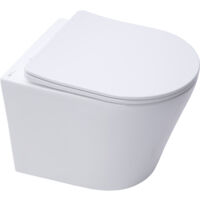 Infinitio Wand-WC ohne Spülrand + Softclose WC-Sitz (SATINF010RREXP)