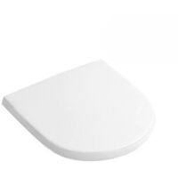 Villeroy & Boch WC-Sitz O.novo 368x445x49mm Oval SoftClosing QuickRelease Weiß Alpin