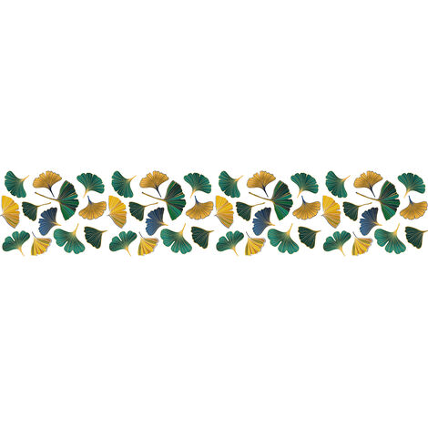 Film Pour Fenêtre Statique Motif Ginkgo - 45 X 150 Cm - Sans Colle, Sans PVC - Occultant Et Protection UV - 3