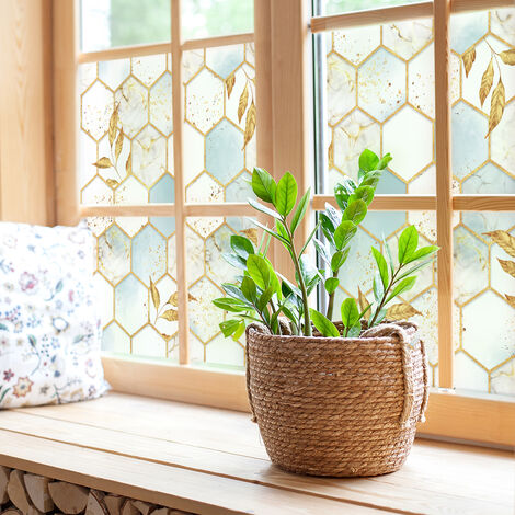 ANATTASOUL Stickers Fenetre Arbre De Vie Autocollant Fenetre