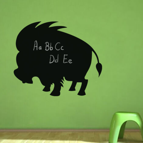 Sticker ardoise tableau noir - stickers muraux adhésif effaçable - SILHOUETTE PUMBA - 40x50cm (1/4)