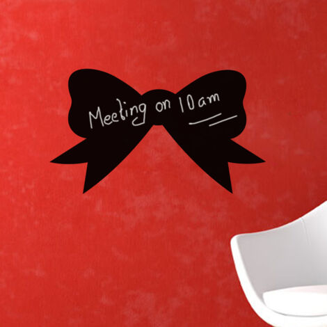 Sticker ardoise tableau noir - stickers muraux adhésif effaçable - DESIGN NOEUD - 40x70cm (1/4)