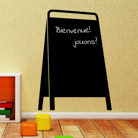 Sticker ardoise tableau noir - stickers muraux adhésif effaçable - TABLEAU DE MENU - 40x30cm (1/4)