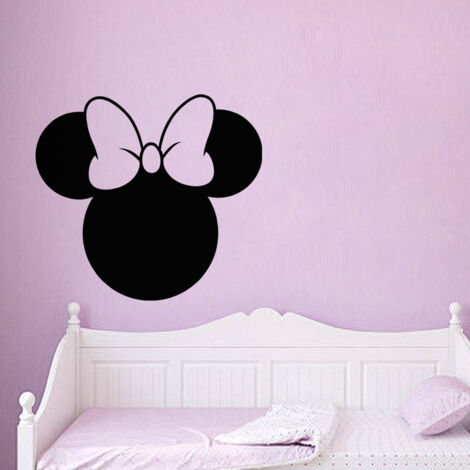 Sticker ardoise tableau noir - stickers muraux adhésif effaçable - SILHOUETTE SOURIS - 20x20cm (1/3)