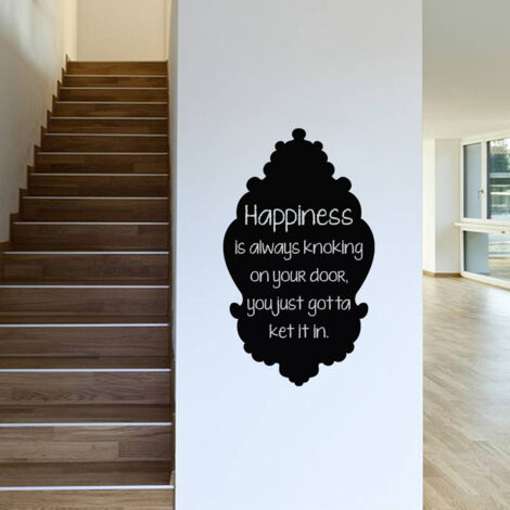 Sticker ardoise tableau noir - stickers muraux adhésif effaçable - DESIGN VASE - 70x40cm (1/4)