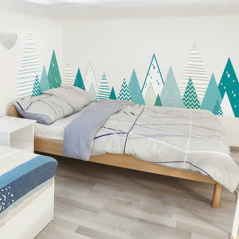 Stickers enfant montagnes scandinaves ritaka 80 x 135 cm (1/5)