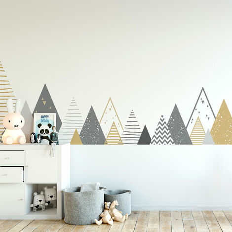 Stickers enfant montagnes scandinaves zelinka 70 X 115 cm (1/5)