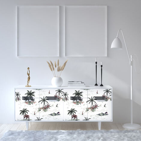 Sticker meuble tropical arava 40 x 60 cm (1/5)