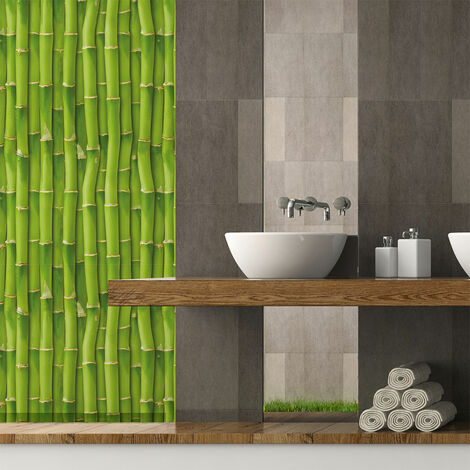 Sticker effet papier peint - BAMBOU DE SUMATRA - 30x30cm (1/5)