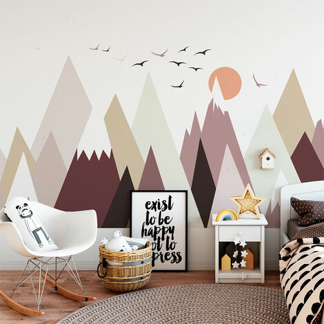 Stickers enfant montagnes scandinaves katenkka 60 x 90 cm (1/5)