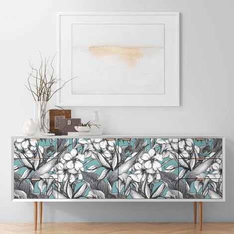 Sticker meuble tropical zonko 40 x 60 cm (1/5)