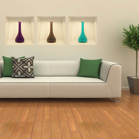 Sticker effet 3D vase 30 x 90 cm (1/3)