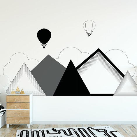 Stickers enfant montagnes géantes scandinaves Nordkapp 60 x 80 cm (1/5)