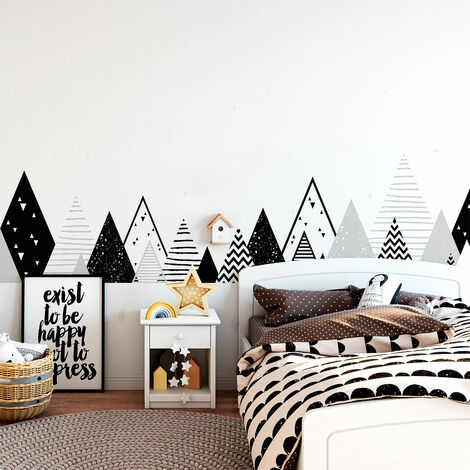 Stickers enfant montagnes scandinaves manonka 100 x 170 cm (1/5)