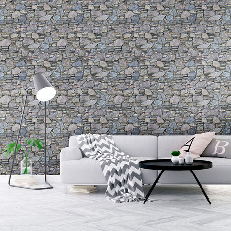 Sticker effet papier peint - PIERRES D'ANCHORAGE - 30x30cm (1/5)