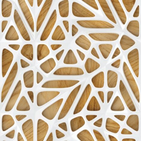 Sticker effet papier peint - BOIS DESIGN - 30x30cm