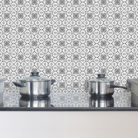 Sticker Mural Carrelage adhésif Cuisine Salle de Bain - 24 STICKERS CARRELAGES AZULEJOS REGINA - 24stickers10x10cm (1/5)