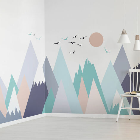 Stickers enfant montagnes scandinaves kristinka 40 x 60 cm (1/5)