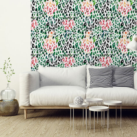 Sticker effet papier peint - VILLA SARA - 30x30cm (1/5)