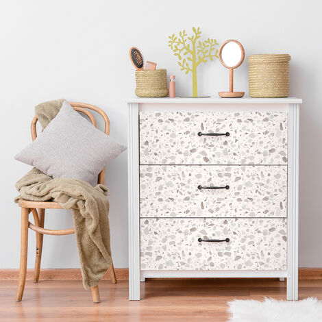 Sticker terrazzo pour meuble nazaré 40 x 60 cm (1/5)