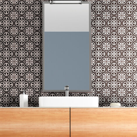 Sticker Mural Carrelage adhésif Cuisine Salle de Bain - 9 STICKERS CARRELAGES AZULEJOS IOLANDA - 9stickers15x15cm (1/5)