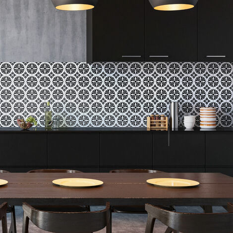 Sticker Mural Carrelage adhésif Cuisine Salle de Bain - 30 STICKERS CARRELAGES AZULEJOS CARLOS - 30stickers10x10cm (1/5)