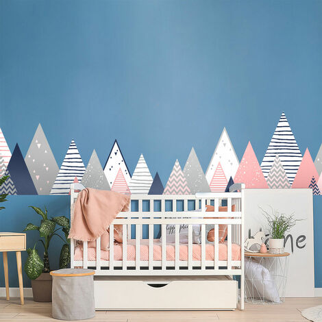 Stickers enfant montagnes scandinaves zalnaka 40 x 65 cm (1/5)