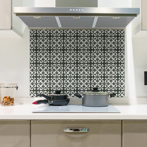 Sticker Mural Carrelage adhésif Cuisine Salle de Bain - 9 STICKERS CARRELAGES AZULEJOS FLORIANA - 9stickers15x15cm (1/5)