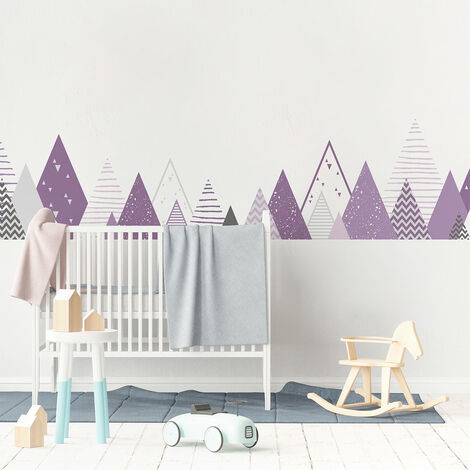Stickers enfant montagnes scandinaves rimkera 60 x 100 cm (1/5)
