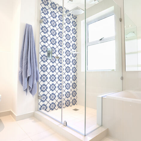 Sticker Mural Carrelage adhésif Cuisine Salle de Bain - 30 STICKERS CARRELAGES AZULEJOS CALLISTA - 30stickers10x10cm (1/5)